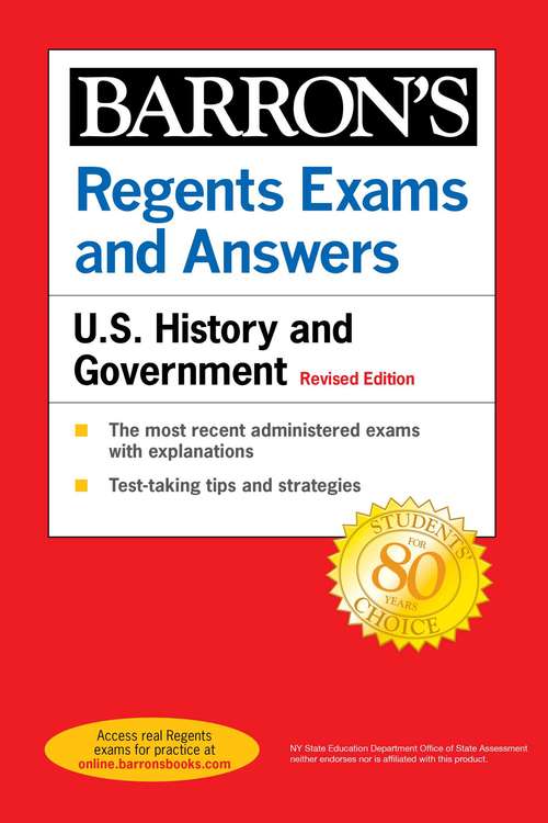 Regents Exams and Answers: U.S. History and Government Revised Edition (Barron's Regents NY)