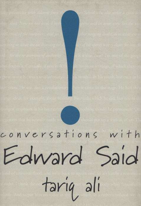 Book cover of Conversations with Edward Said