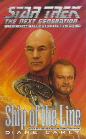 Book cover of Ship of the Line (Star Trek: The Next Generation)