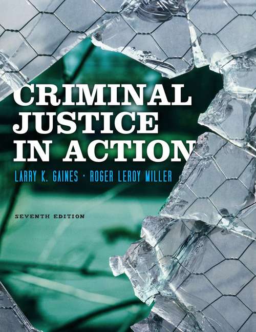 Book cover of Criminal Justice in Action