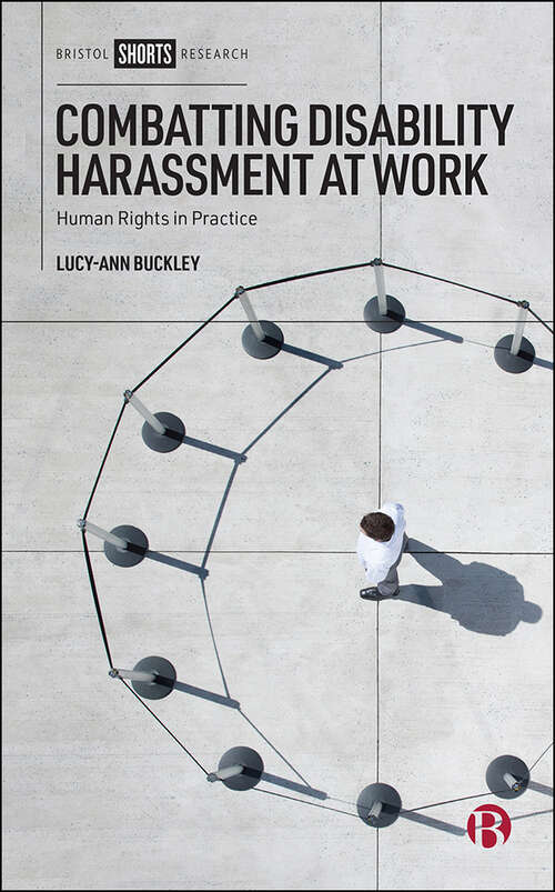 Book cover of Combatting Disability Harassment at Work: Human Rights in Practice
