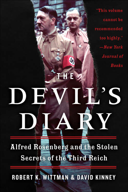 Book cover of The Devil's Diary: Alfred Rosenberg and the Stolen Secrets of the Third Reich