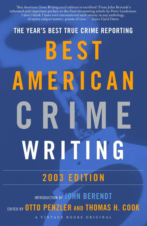 Book cover of The Best American Crime Writing 2003