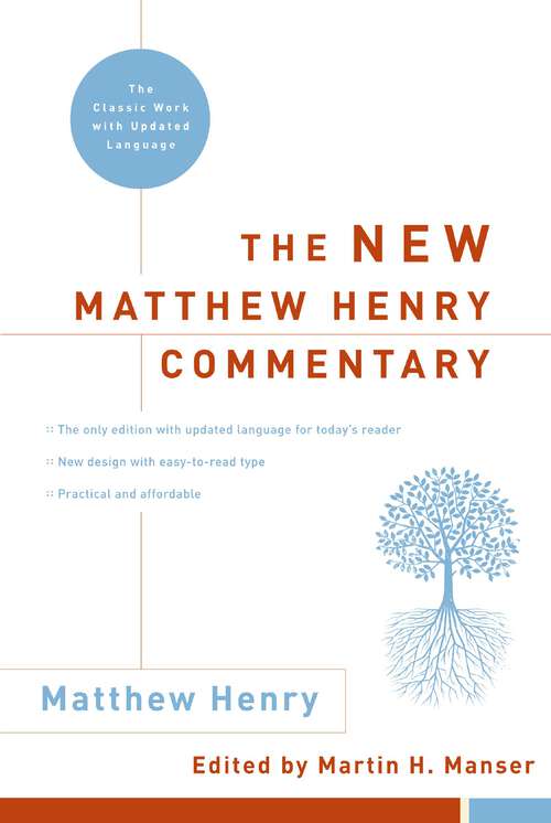 Book cover of The New Matthew Henry Commentary: The Classic Work with Updated Language