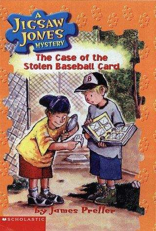Book cover of The Case of the Stolen Baseball Cards (Jigsaw Jones Mystery #5)