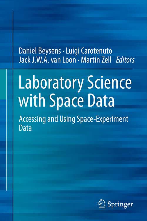 Book cover of Laboratory Science with Space Data