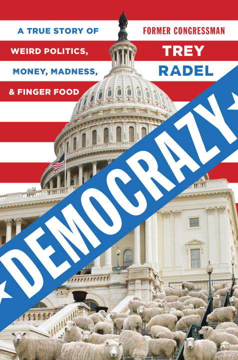 Book cover of Democrazy: A True Story of Weird Politics, Money, Madness, and Finger Food