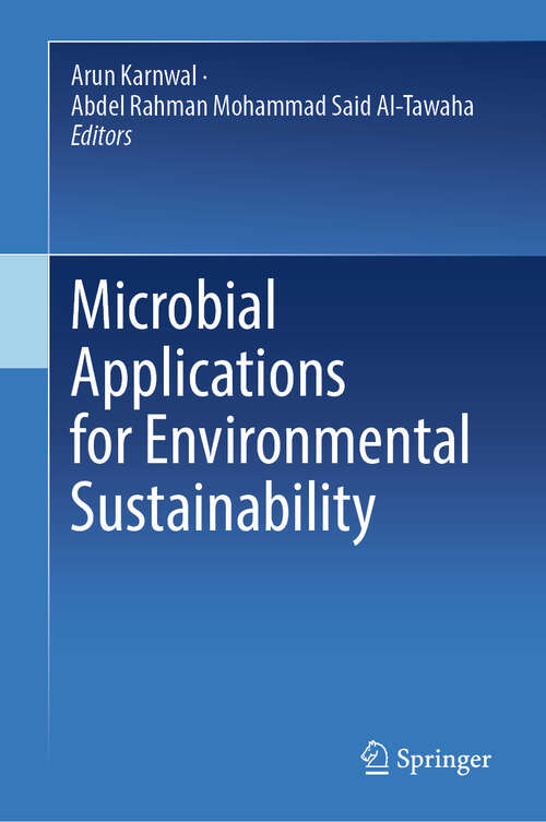 Book cover of Microbial Applications for Environmental Sustainability (2024)