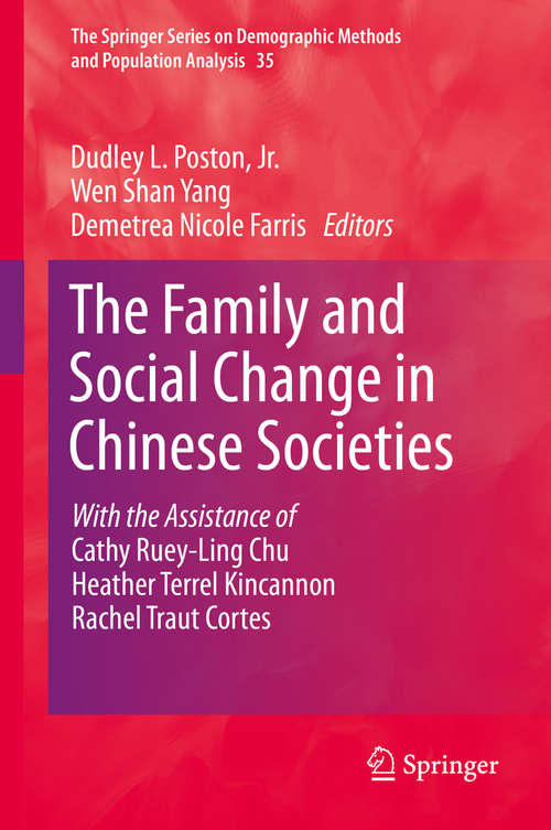 Book cover of The Family and Social Change in Chinese Societies