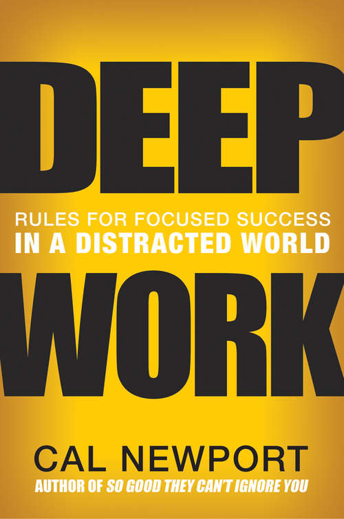 Book cover of Deep Work