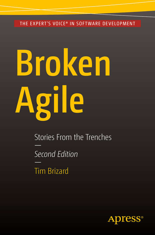 Book cover of Broken Agile