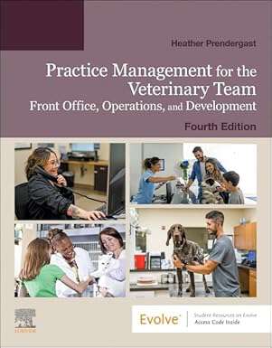 Book cover of Practice Management for the Veterinary Team (Fourth Edition)