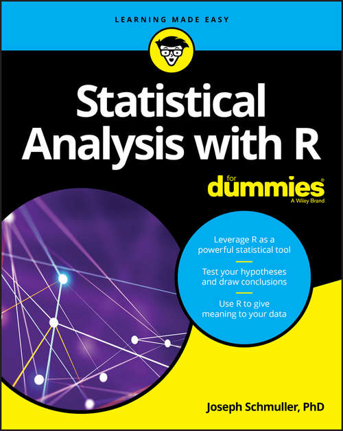 Book cover of Statistical Analysis with R For Dummies