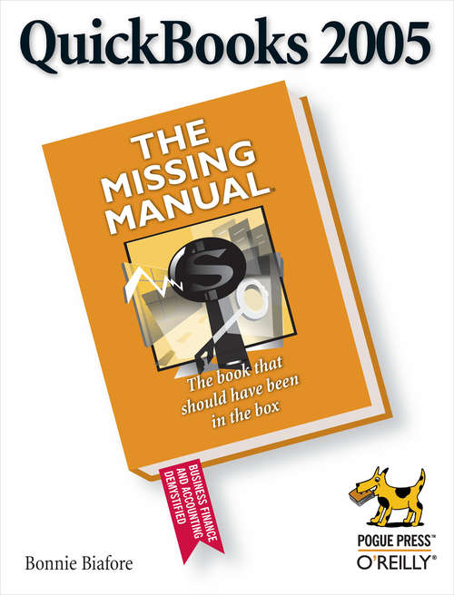 Book cover of QuickBooks 2005: The Missing Manual