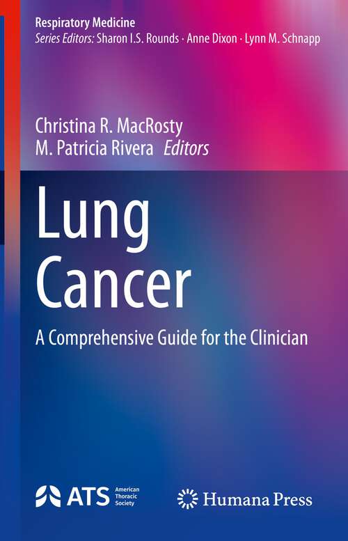Book cover of Lung Cancer: A Comprehensive Guide for the Clinician (1st ed. 2023) (Respiratory Medicine)