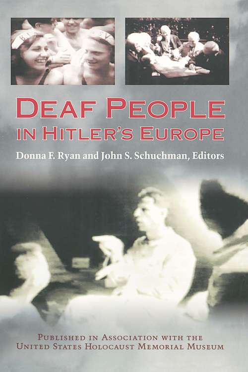 Book cover of Deaf People in Hitler's Europe