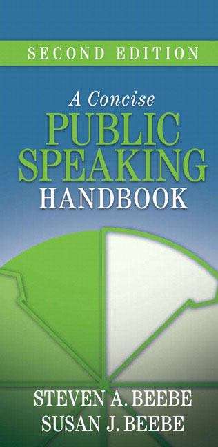 Book cover of A Concise Public Speaking Handbook (2nd edition)