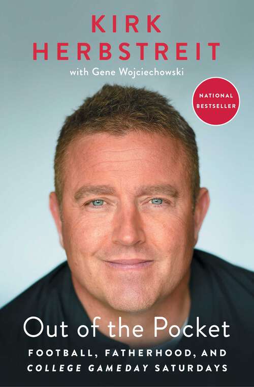 Book cover of Out of the Pocket: Football, Fatherhood, and College GameDay Saturdays