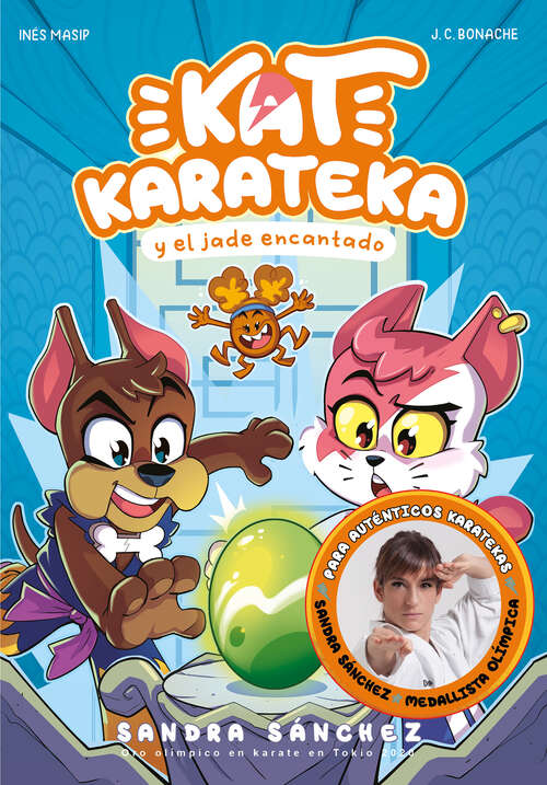 Book cover of Kat Karateka y el jade encantado (Kat Karateka: Volumen 3)