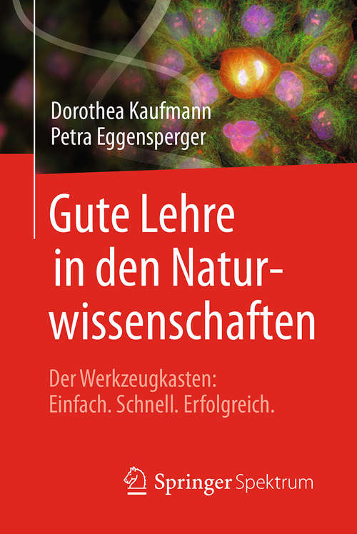 Book cover of Gute Lehre in den Naturwissenschaften