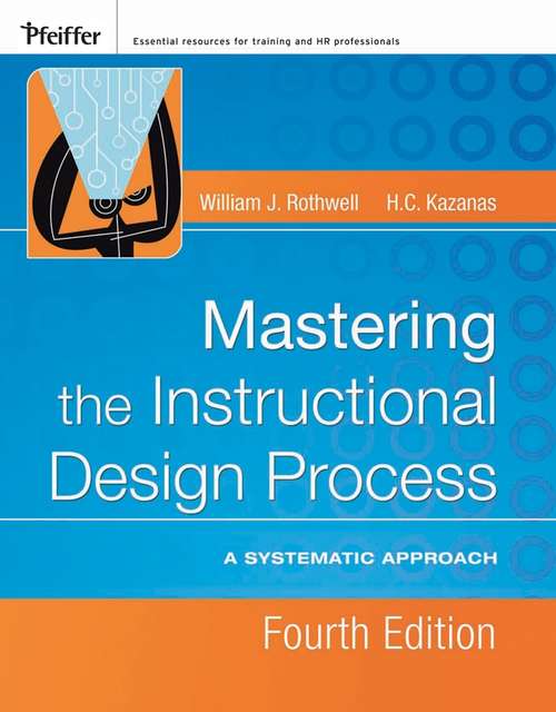 Book cover of Mastering the Instructional Design Process