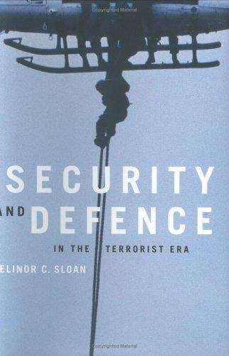 Book cover of Security and Defence in the Terrorist Era