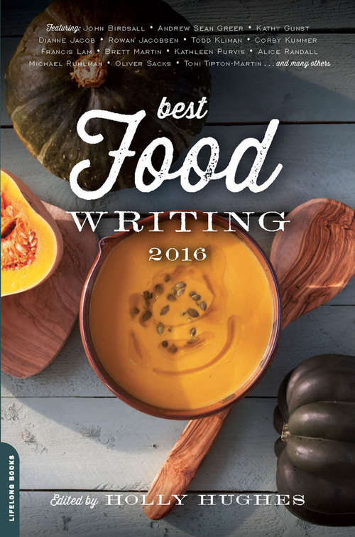 Book cover of Best Food Writing 2016