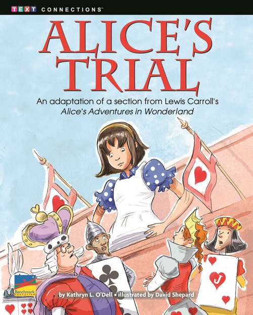 Book cover of Alice's Trial: An adaptation of a section from Lewis Carroll's Alice's Adventures in Wonderland