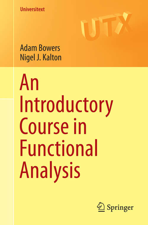 Book cover of An Introductory Course in Functional Analysis (Universitext)