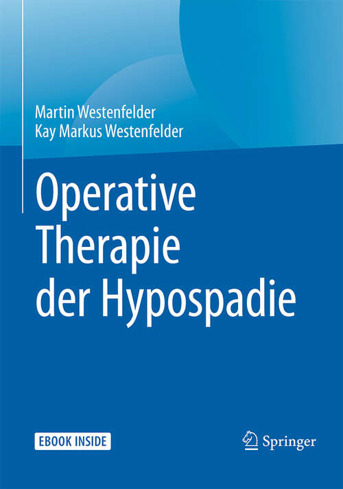 Book cover of Operative Therapie der Hypospadie
