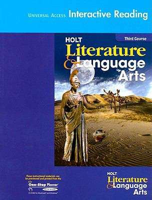 Book cover of Holt Literature and Language Arts: Universal Access Interactive Reading - Third Course