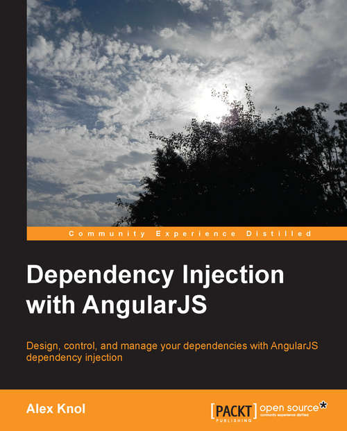 Book cover of Dependency Injection with AngularJS