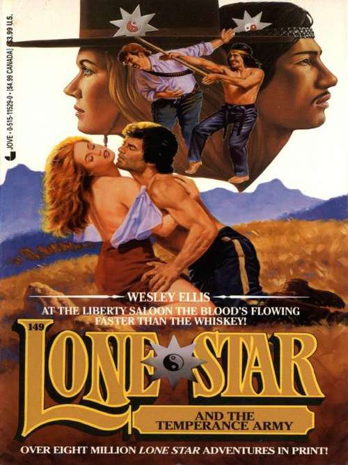 Book cover of Lone Star and the Temperance Army (Lone Star #149)
