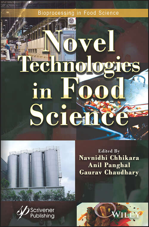 Book cover of Novel Technologies in Food Science