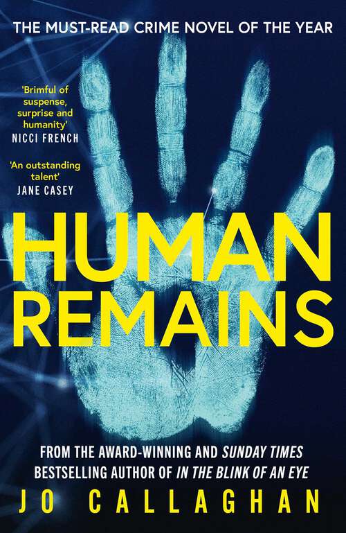Book cover of Human Remains: The gripping new thriller from the award-winning and Sunday Times bestselling author of In the Blink of an Eye
