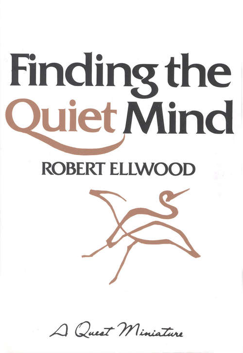 Book cover of Finding the Quiet Mind