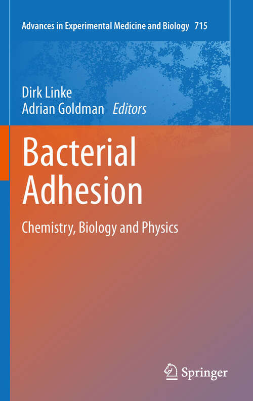 Book cover of Bacterial Adhesion