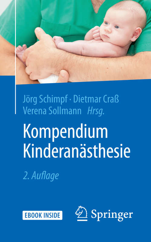 Book cover of Kompendium Kinderanästhesie (2. Aufl. 2018)