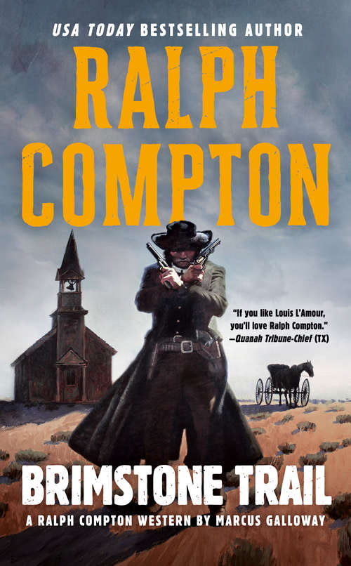 Book cover of Ralph Compton Brimstone Trail (A Ralph Compton Western)