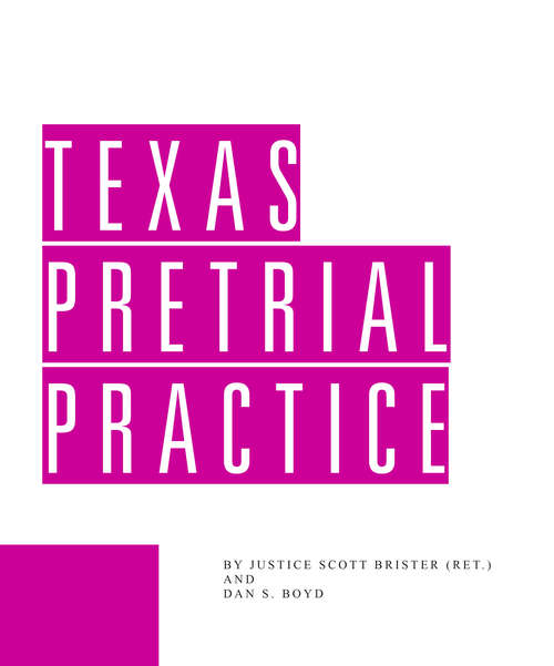 Texas Pretrial Practice
