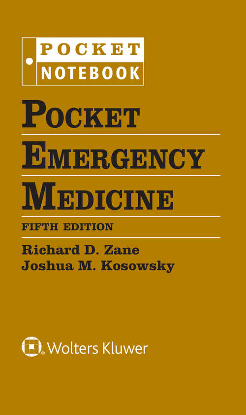 Book cover of Pocket Emergency Medicine