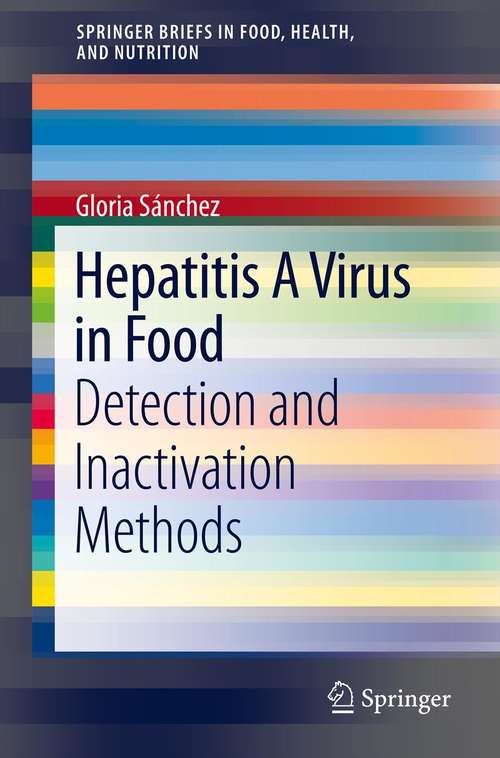 Book cover of Hepatitis A Virus in Food