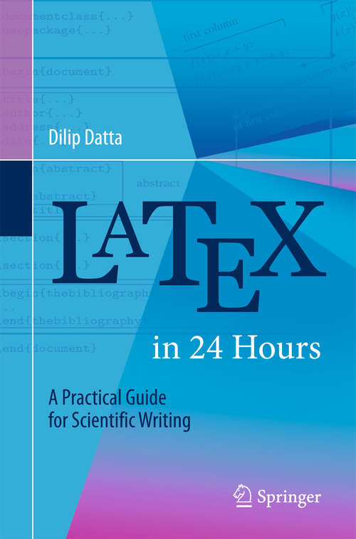 Book cover of LaTeX in 24 Hours