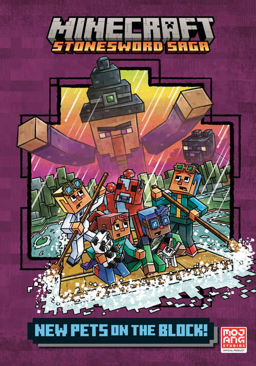 Book cover of New Pets on the Block (Minecraft Stonesword Saga)