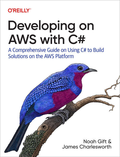 Book cover of Developing on AWS with C#