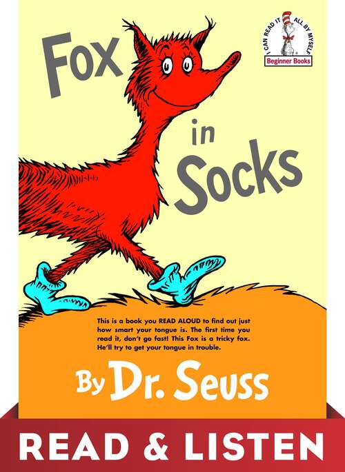 Book cover of Fox in Socks: Read & Listen Edition (Beginner Books(R))