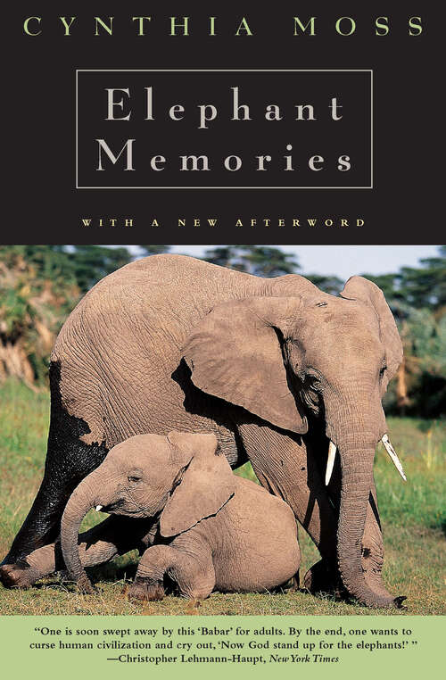 Book cover of Elephant Memories: Thirteen Years in the Life of an Elephant Family