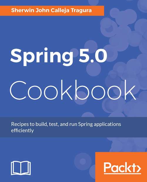 Book cover of Spring 5.0 Cookbook