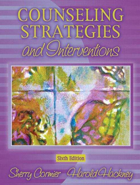 Book cover of Counseling Strategies and Interventions