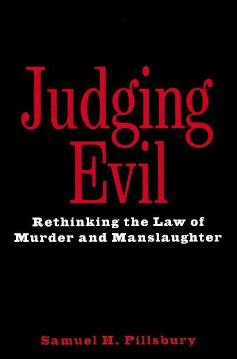Book cover of Judging Evil
